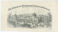 Ph. J. Lauber's restaurant, Centennial grounds, near Horticultural Hall.