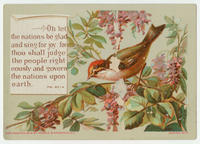 Oh let the nations be glad and sing for joy: for thou shall judge the people righteously and govern the nations upon earth. PS. 67-4.