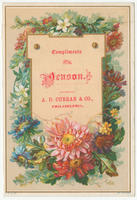 [A.D. Curran & Co. trade cards]