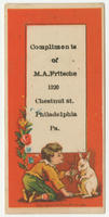 [M.A. Fritsche trade cards]