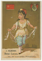 Turquie. J. Chambers, real laces, No. 810 Arch Street, Philadelphia.