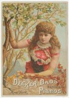 Decker Bros. matchless pianos, New York.