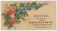 Goodwin Bros., manufacturers of fine confections, 649 North Eighth Street, Philadelphia.