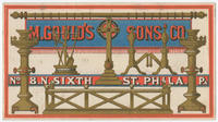 M. Gould's Sons & Co. No. 8 N. Sixth St. Phila. Pa.