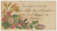 La. Berroth, stationery & fancy ornaments, No. 1212 Poplar St., Philadelphia.