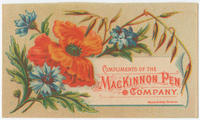 Compliments of the MacKinnon Pen Company.