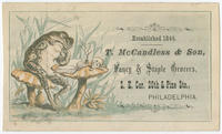 T. McCandless & Son, fancy & staple grocers, S.E. cor. 20th & Pine Sts., Philadelphia.