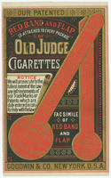 [Old Judge cigarettes, Goodwin & Co., New York, U.S.A.]