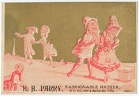 E.H. Parry, fashionable hatter, S.E. cor. 10th & Market Sts. Phila.