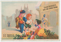 [Partridge's cafe and dining rooms trade cards]