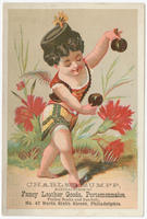 Charles Rumpp, manufacturer of fancy leather goods, portemonnaies, pocket books and satchels, No. 47 North Sixth Street, Philadelphia.