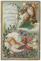 [G.A. Schwarz trade cards]