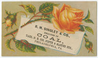 B.M. Singley & Co., dealers in coal, yard, N.E. cor. Ninth and Master Sts., Philadelphia, Pa.