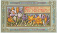 Compliments of J.E. Caldwell & Co., Easter 1880. Jewellers, silversmiths and importers, 902 Chestnut St., Philadelphia.