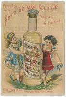 [Hoyt's German cologne trade cards]