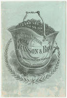 [Branson & Bro. trade cards]