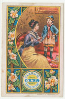 [Clark's O.N.T. spool cotton trade cards]