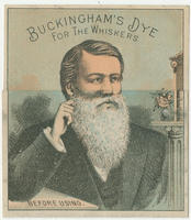 Buckingham's dye for the whiskers.