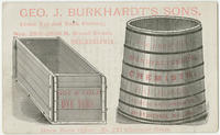 Geo. J. Burkhardt's Sons, cedar vat and tank factory, Nos. 2831-2839 N. Broad Street, Philadelphia.