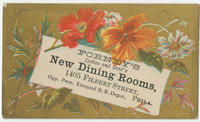 Forney's ladies and gent's new dining rooms, 1405 Filbert Street, opp. Penn. elevated R.R. depot, Phila.