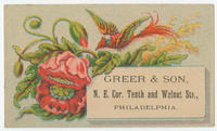 Greer & Son, N.E. cor. Tenth and Walnut Sts., Philadelphia.