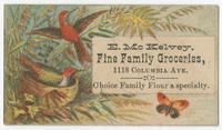 E. McKelvey, fine family groceries, 1118 Columbia Ave.