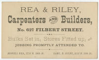 Rea & Riley, carpenters and builders, No. 627 Filbert Street.