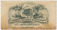 National College of Commerce, 1200 and 1202 Chestnut Street, Philadelphia.