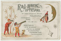 R. & J. Beck, opticians, No. 1016 Chestnut Street, Philadelphia.