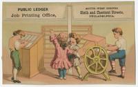 Public Ledger Job Printing Office, south-west corner Sixth and Chestnut Street, Philadelphia