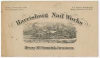 Harrisburg Nail Works, Henry McCormick, treasurer.