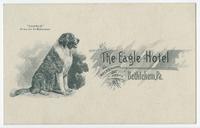 The Eagle Hotel, Bethlehem, Pa. Mrs. M. B. Hoppes, propr.