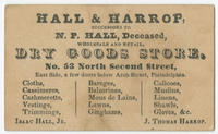 Hall & Harrop, successors to N.P. Hall, deceased, wholesale and retail, dry goods store, No. 53