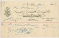 [Business stationery of Caswell, Massey & Co., chemists & druggists, New York]