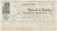 [Collection of billheads of pharmaceutical firms and related businesses, United States, 1852-1878]