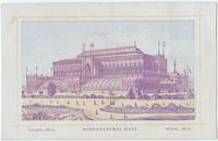 Horticultural Hall. Length, 383 ft. Width, 193 ft.