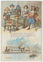 Said Peter Stuyvesant, "Welcome, friends, you would find our living rougher had we knickerbockers not learned to use the Enterprise sausage stuffer."