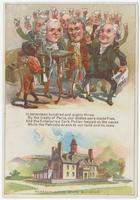 In seventeen hundred and eighty three, by the Treaty of Paris, our states were made free, and the Enterprise cork puller helped on the cause while the patriots drank to our land and its laws.