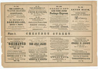 [Plate 5 and advertisements from Rae's Philadelphia pictorial directory & panoramic advertiser. Chestnut Street, from Second to Tenth Streets]