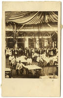 [African American waiters in the large dining room, Great Central Fair of 1864, Philadelphia, Pa.]