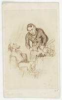 Cartes de visite reproductions of Civil War era sketches by H.C. Bispham
