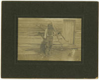 [Young African American man, possibly slave Jerry Stevens, at Raceland Plantation, Dinwiddie, Virginia]