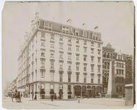 Colonnade Hotel, SW corner 15th & Chestnut, Phila., 1896, showing monument on the ground of Epiphany Ch[urch]