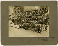 Founder's Week, Industrial Day, Oct. 7th, 1908. Philadelphia Brewing Co's float. By courtesy of Philadelphia liquor dealers journal