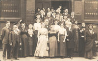 [Group portrait of members of the First Association of Spiritualists, Philadelphia]