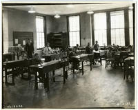 [Woodshop class at Philadelphia Orthopedic School, 22nd & Brown Streets.]