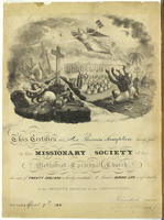 Missionary Society of the Methodist Episcopal Church [certificate]