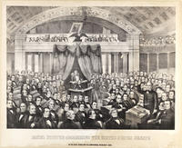 Daniel Webster addressing the United States Senate