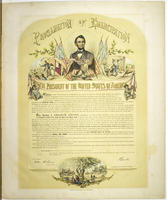 Proclamation of Emancipation. By the President of the United States of America