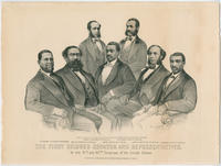 The first colored senator and representatives